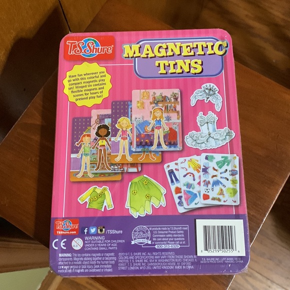 T. S. SHURE- MAGNETIC 🧲 TINS- DAISY GIRLS DRESS UP 🆕 Sealed - Picture 2 of 6